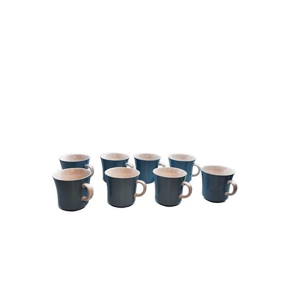 Mikasa Cera Stone MAGGI BLUE & WHITE Coffee MUG CUPS - Picture 6 of 14